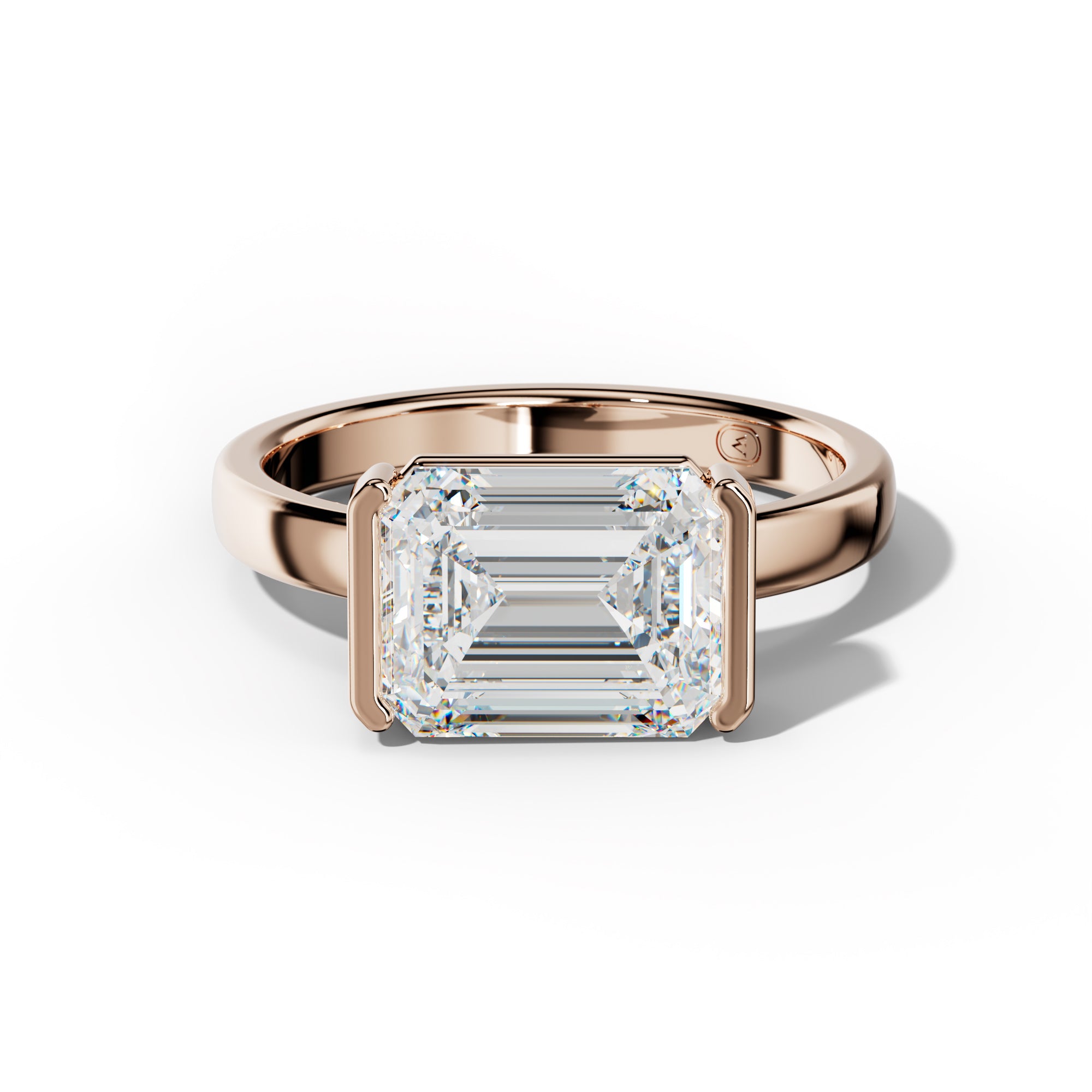 Delilah Emerald Cut Engagement Ring